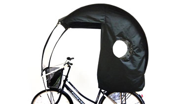 Protection vélo intégrale pour cycliste et siège enfant